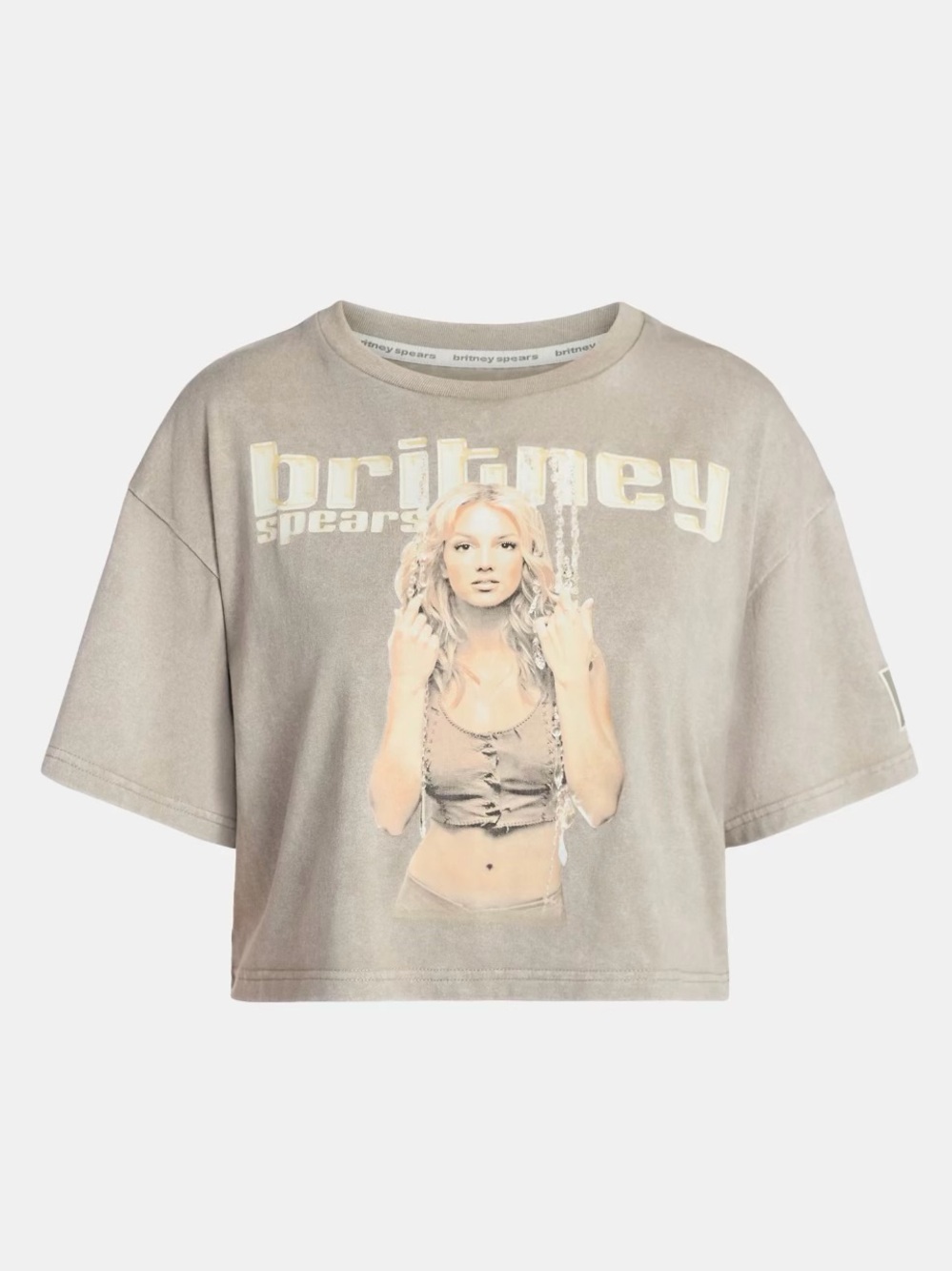 Britney Spears Graphic Skimmer / Cropped Tee